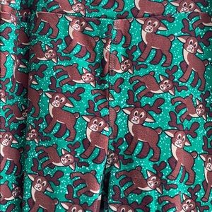 NWOT LuLaRoe OS Leggings - Reindeer